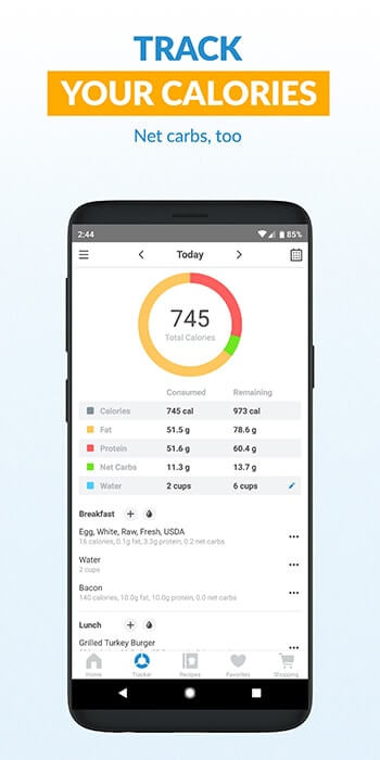 keto meal tracking