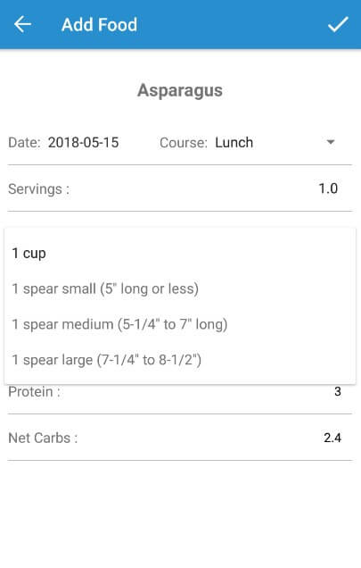changing serving size - 2